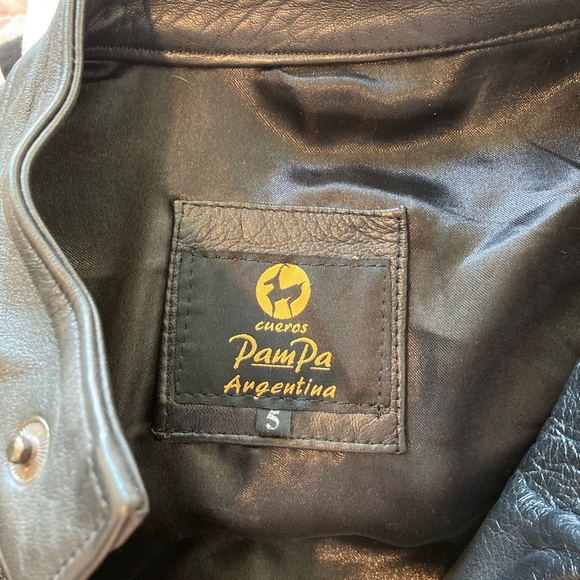 Argentinian Cafe Racer Leather Jacket - XLarge - Picture 3 of 4